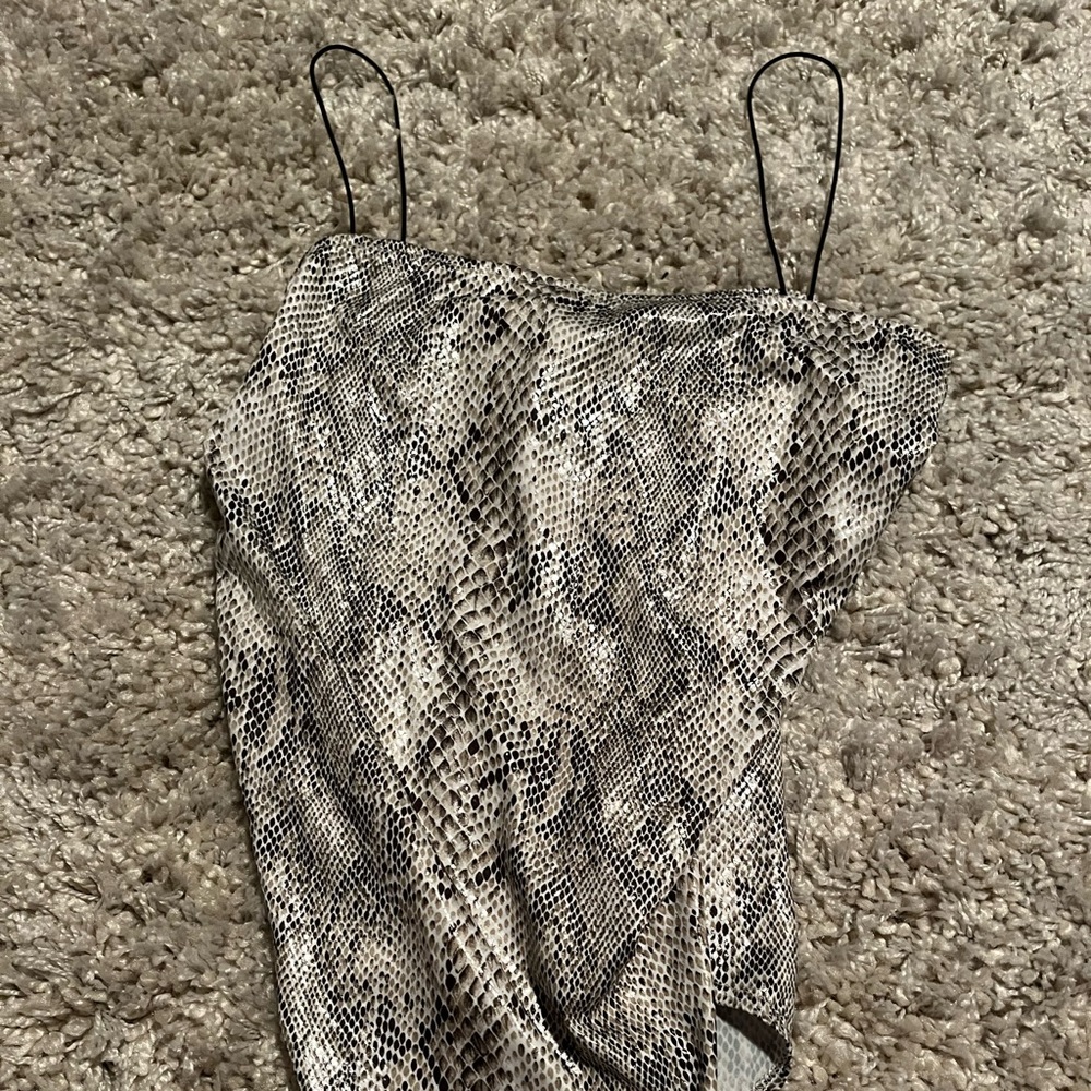 Windsor snake skin bodysuit